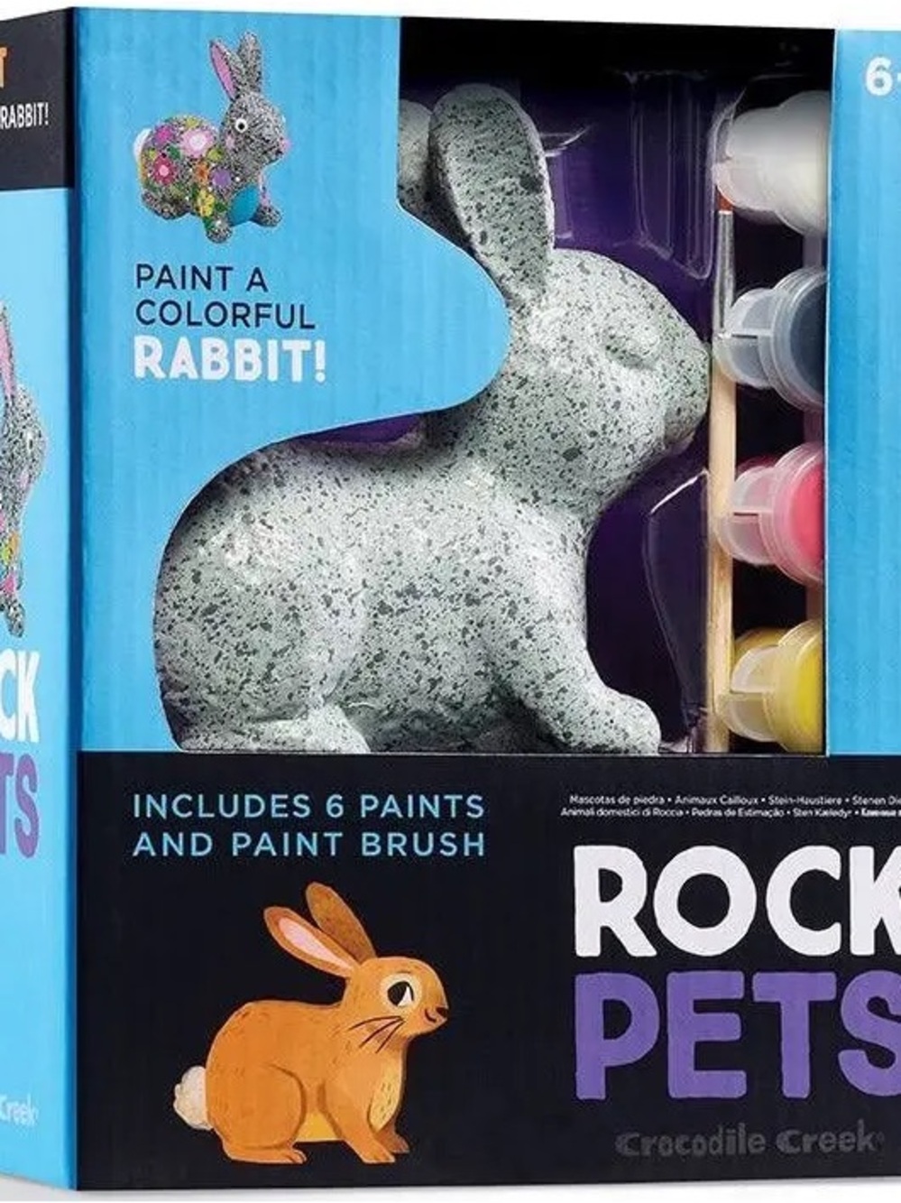 Rock Pets Paint-Your-Own Rabbit Paint Kit